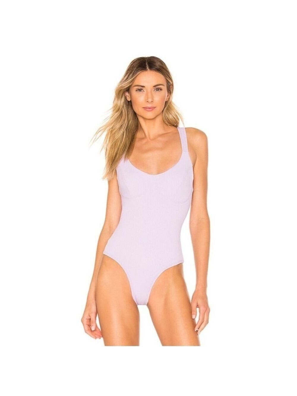 Year Of Ours x REVOLVE Anna Bodysuit in Lilac